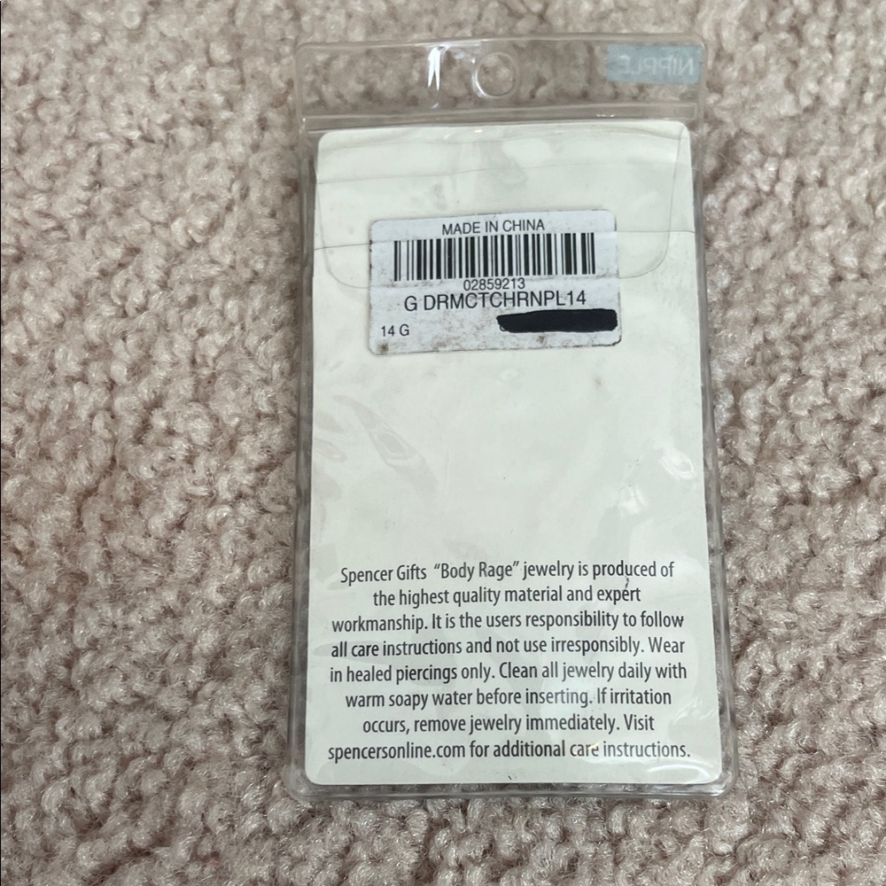 NWT Body Rage Dreamcatcher Belly Ring with Turquoise - Picture 2 of 3